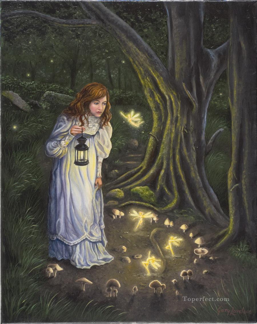Fairy Ring ovelace pour les enfants Peintures à l'huile